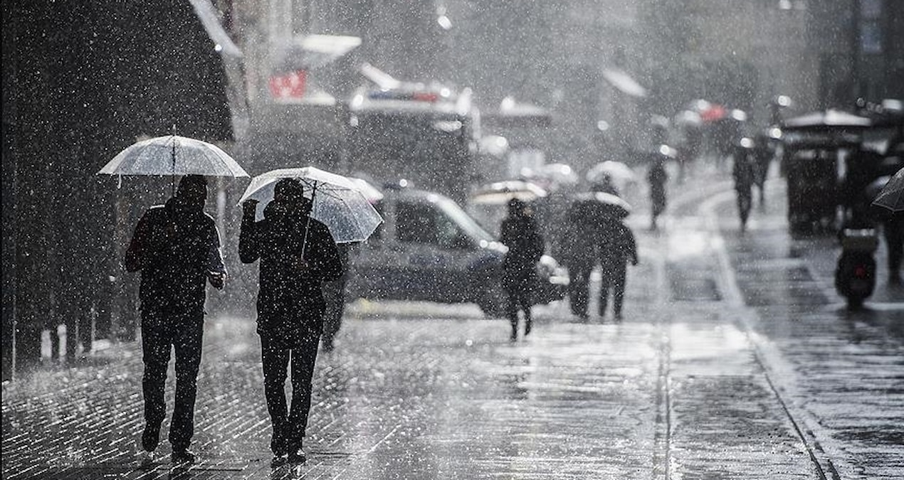 Meteoroloji’den İstanbul dahil Marmara için kuvvetli sağanak uyarısı